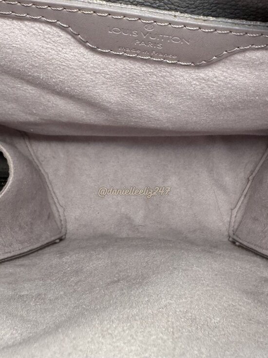Louis Vuitton Mabillon Backpack Warm Gray Epi Leather Clean Suede Interior main image 13